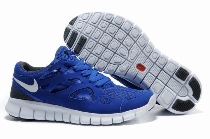 (image for) Free Run 2 Shoes white/black/blue