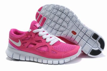 (image for) Free Run 2 Shoes white/deeppink