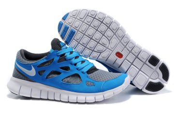 (image for) Free Run 2 Shoes white/gray/dodgerblue