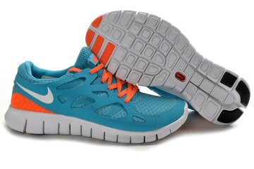 (image for) Free Run 2 Shoes white/darkturquoise/Orange red