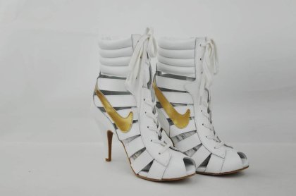 (image for) Nike High Heels Gladiator Sandals white/golden