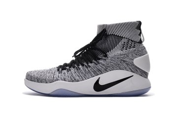 (image for) Nike Hyperdunk 2016 Flyknit Black/White