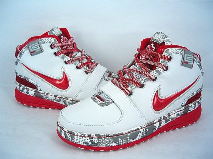 (image for) Nike James 6 white/gray/red