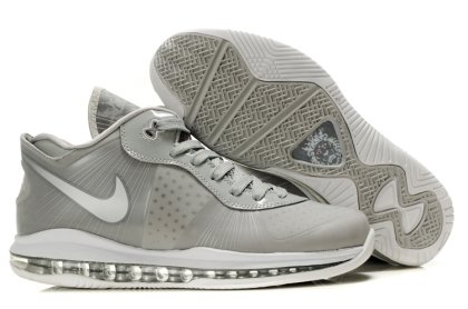 (image for) Nike Lebron 8 V2 Low Shoes white/gray