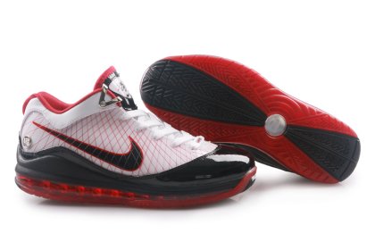 (image for) Nike Air Max Lebron Low 7 white/black/red