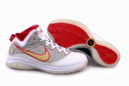 (image for) Nike Lebron VII PS Shoes white/gray/red