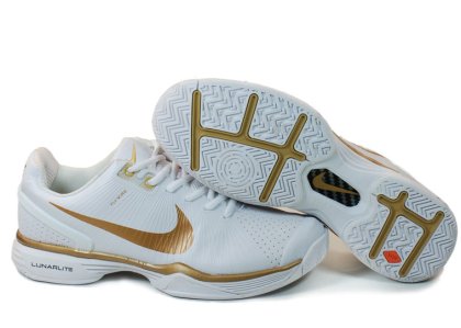 (image for) Nike Lunarlite Vapor Tour Shoes white/golden