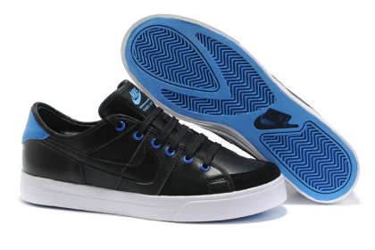 (image for) Nike Sweet Classic Leather Shoes black/white/blue