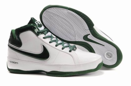 (image for) Nike BB III Shoes white/darkgreen