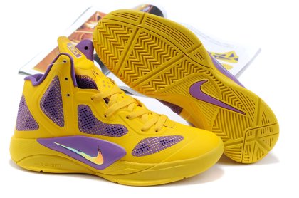 (image for) Nike Zoom Hyperfuse 2011 Shoes gold/lightslateblue