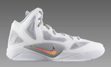 (image for) Nike Zoom Hyperfuse 2011 Shoes white/gray