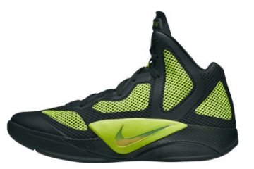 (image for) Nike Zoom Hyperfuse 2011 Shoes black/lawngreen