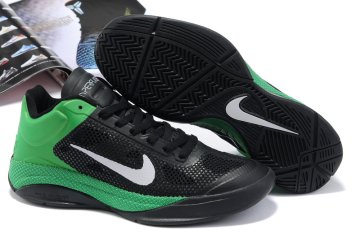 (image for) Nike Zoom Hyperfuse Low Shoes white/black/green