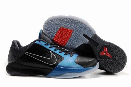 (image for) Nike Kobe V Shoes black/white/dodgerblue
