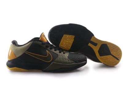 (image for) Nike Kobe V Shoes black/gray/orange