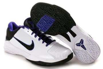 (image for) Nike Kobe V Shoes black/white/Deep blue