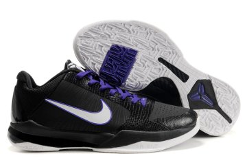 (image for) Nike Kobe V Shoes black/white/Deep blue II