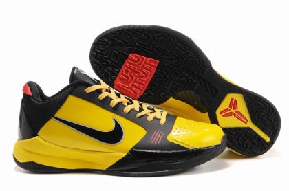 (image for) Nike Kobe V Shoes black/red/yellow