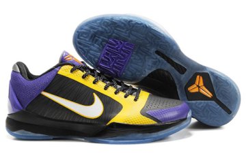 (image for) Nike Kobe V Shoes black/yellow/blueviolet