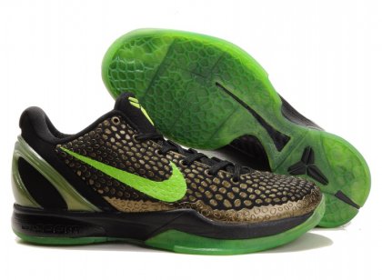 (image for) Nike Kobe VI black/green/golden