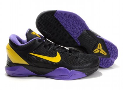 (image for) Nike Kobe VII black/yellow/blueviolet