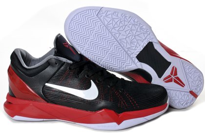 (image for) Nike Kobe VII black/white/red III