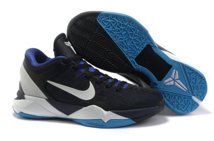 (image for) Nike Kobe VII black/white/blue