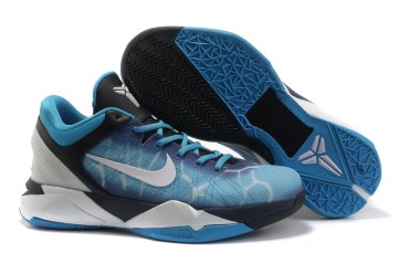 (image for) Nike Kobe VII black/white/deepskyblue