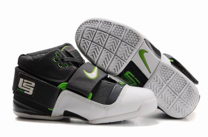 (image for) Nike Zoom Lebron 4.5 Shoes white/black/forestgreen
