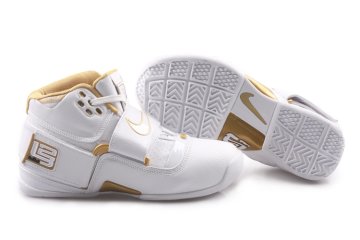 (image for) Nike Zoom Lebron 4.5 Shoes white/golden