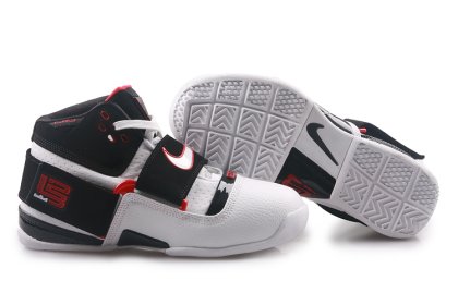 (image for) Nike Zoom Lebron 4.5 Shoes white/black/red