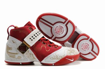 (image for) Nike Lebron 5 white/red/golden