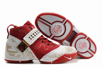 (image for) Nike Lebron 5 white/red/golden