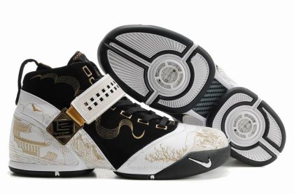 (image for) Nike Lebron 5 black/white/golden
