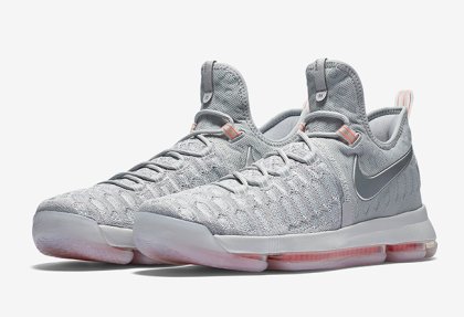 (image for) Nike Zoom KD 9 gray/orangered