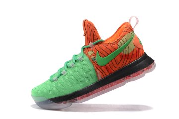 (image for) Nike Zoom KD 9 black/orangered/Algae Green