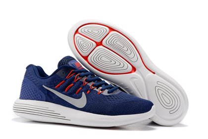 (image for) Nike LunarGlide 8 Navy/orangered/White