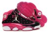(image for) Air Jordan 13 Women Shoes black/deeppink