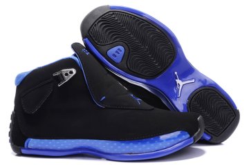 (image for) Womens Air Jordan 18 black/blue
