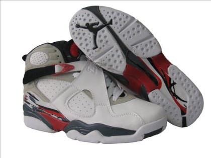 (image for) Womens Air Jordan 8 Retro black/white/gray