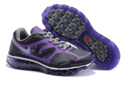 (image for) Nike Air Max 2012 Womens Shoes black/blueviolet