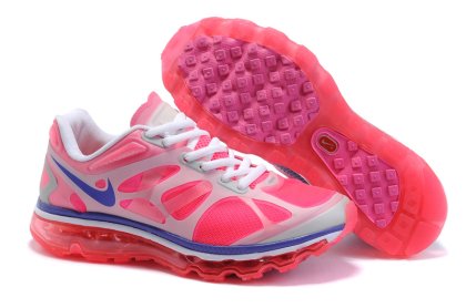 (image for) Nike Air Max 2012 Womens Shoes deeppink/blue