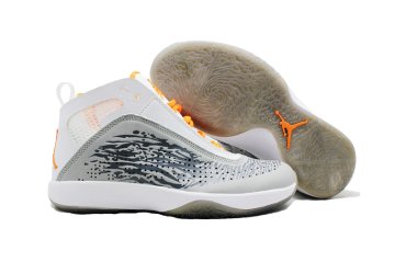 (image for) Womens Jordan 26 white/gray/darkorange