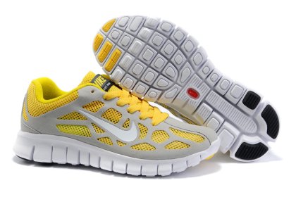 (image for) Nike Free Run 3 Women white/gray/yellow