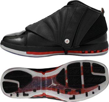(image for) Jordan 16 Retro black/white/red